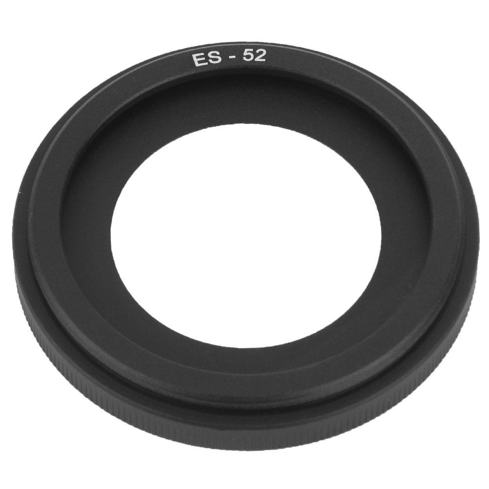 ES 52 Aluminium Alloy Mount Lens Hood Replacement for Canon EF S 24mm f 2.8 STM