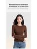 Women's Merino Wool Velvet Bottoming Shirt - Antibacterial Autumn Top