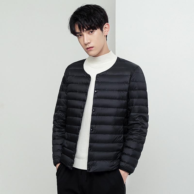 Autumn and Winter Light and Trendy Fashion Versatile Down Jacket Men's Short Models