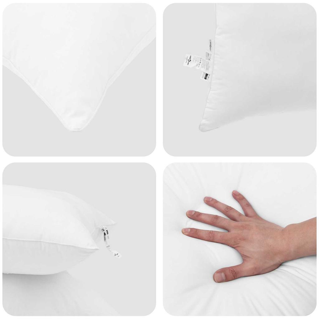 Summer Duvet with Pillow 2 pcs White Microfiber