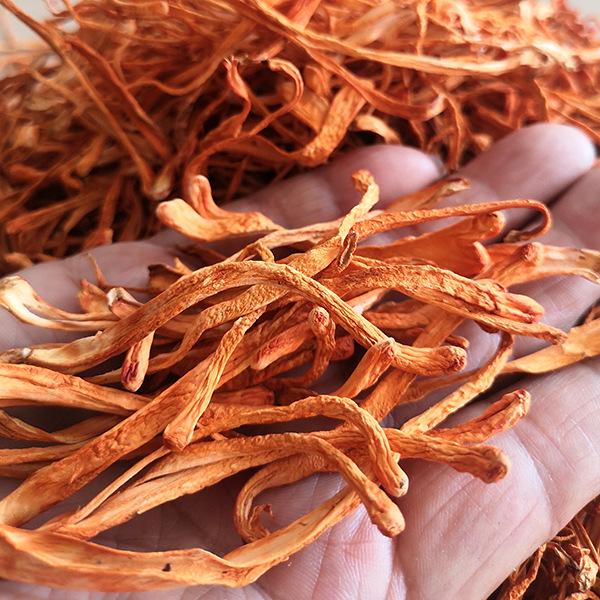 Настоящие сушеные грибы-цветки кордицепса из Северо-Восточного Китая без серы - Свежие ингредиенты для съедобного супового набора, Прямо с места происхождения