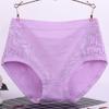 Mom Underwear for Women Panites High Waisted Pure Cotton Lace Middle-aged and Elderly Women Plus Size Triangle Panties