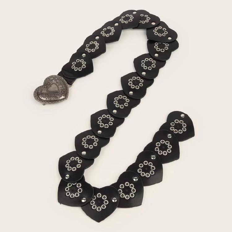 Женский Декоративный Пояс Субкультуры Пояс с Сердечками Пояс для Брюк Западный Пояс