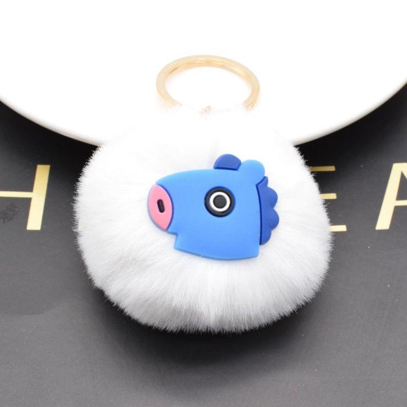 Брелок-пушистик Bts Kpop Bts Bangtan Boys Чимин Джин Чонгук Джей-Хоуп Подвеска Подарок для фанатов