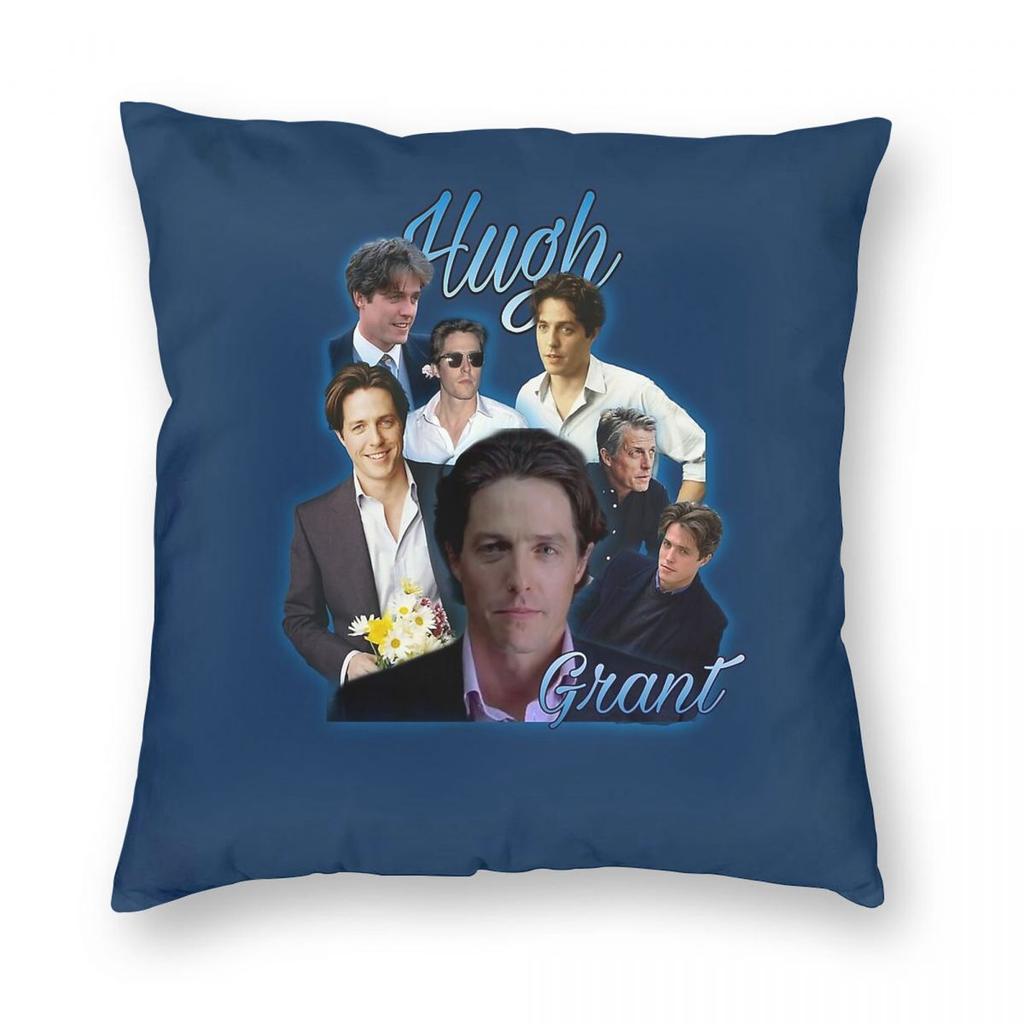 Hugh Grant Daniel Cleaier Pillowcase Polyester Linen Velvet Pattern Zip Decor Pillow Case Bed Cushion Cover