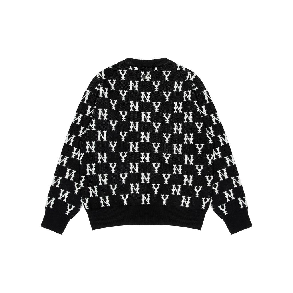 MLB Sweaters Unisex Black Crew Neck Moderate Other 3AKPM0126-50BKS