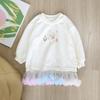 2025 Trendy Girls' Long-Sleeve Sweatshirt with Skirt - Baby & Kids Spring/Autumn Top