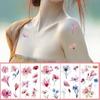 Anti Sweat Temporary Tattoo Sticker Waterproof Petal Tattoo Sticker  Women's