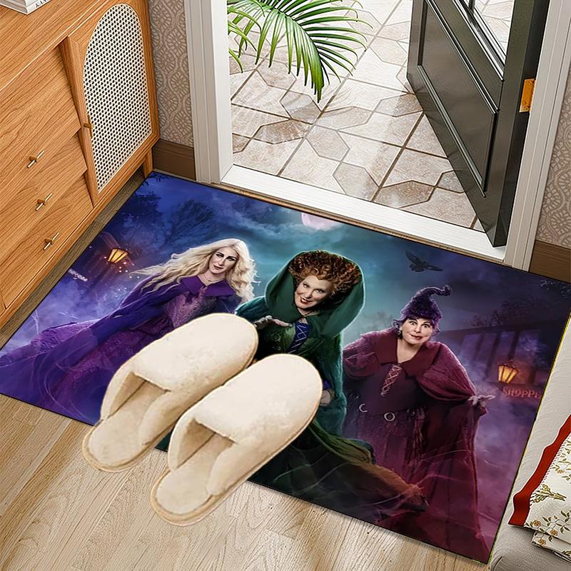 Pocus Halloween Magic Rug Office Carpet Non-Slip Mat, Chair Rug Floor Covering for Gaming, Bedroom, Living Room , Home Decor Christmas Gift
