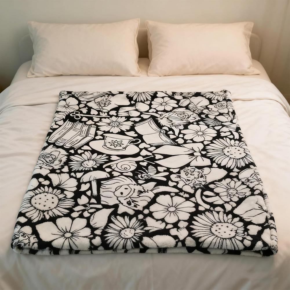 Раскрашиваемое DIY washable одеяло с 12 цветными маркерами, творческое искусство, индивидуально окрашенная ткань с цветами, одеяла для взрослых, для релаксации