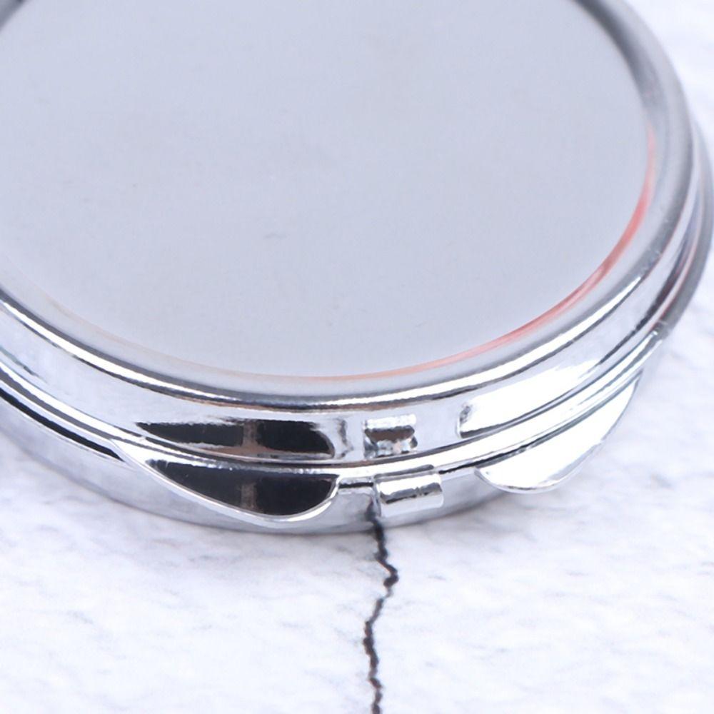 Зеркало для макияжа, складное зеркало, брелок, двустороннее косметическое зеркало, брелок для девочек, игрушка