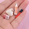 4Pcs/Set 1:12 Dollhouse Miniature Resin Toiletries Model Decor Diy Accessories