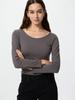 Uniqlo Футболка Airism с УФ-защитой, U-образный вырез, Dry Ex