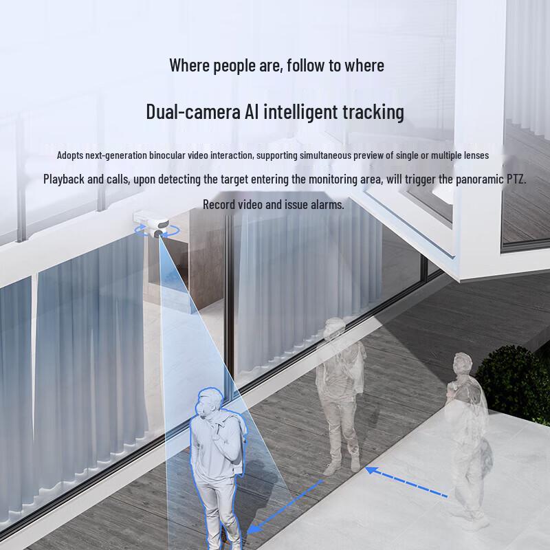 EZVIZ HB90 4G Outdoor Dual-Lens AI Security Camera (CN version)