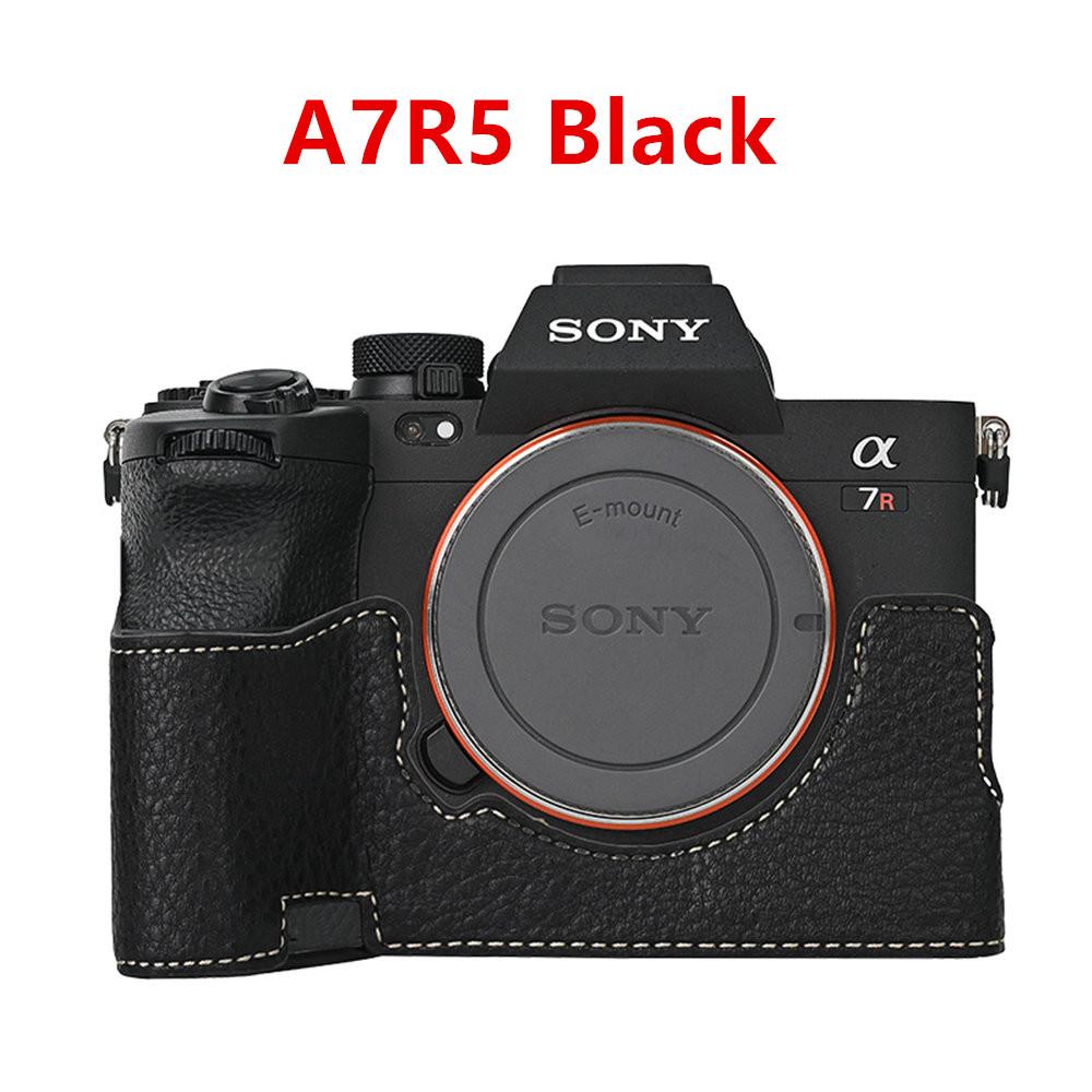 Получехол для камеры для Sony A6700 A6400 A6300 A6100 A6000 ZVE10 ZVE10II ZVE10M2 A7R5 A7CII A7C2 Крышка с открывающимся дном Искусственная кожа