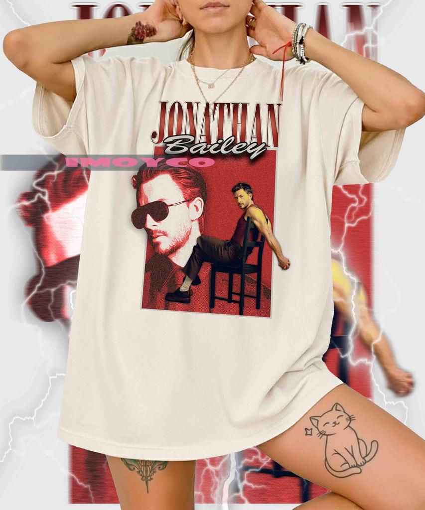 Jonathan Bailey Vintage Tshirt, Wicked Fan Shirt for Her, Sexiest Man Alive Shirt