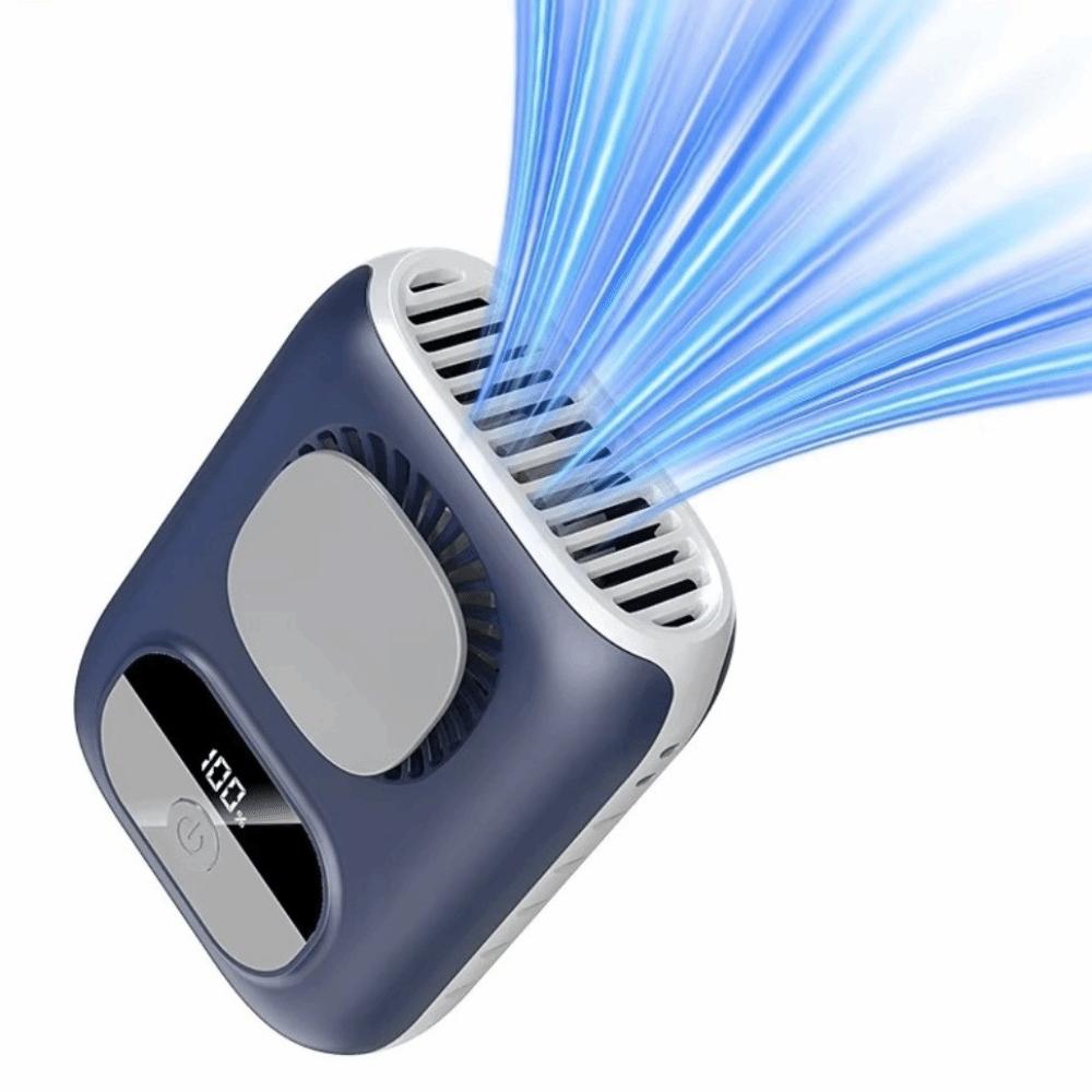 Strong Airflow Neck Hanging Cooling Fan 5 Speeds Wearable Fan NEW Waist Fan