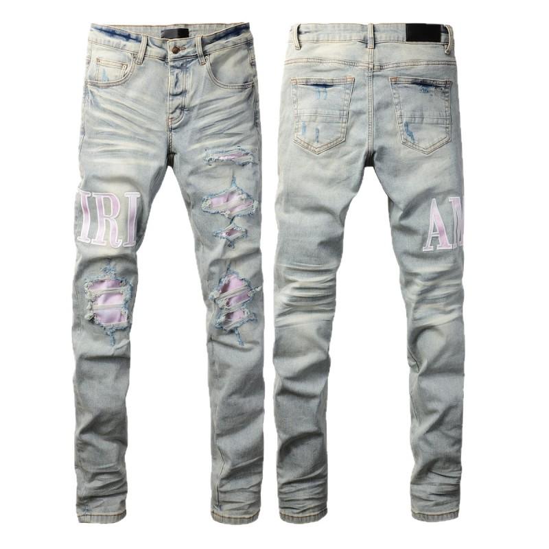 Mens Vintage Washed Distressed Wide Leg Denim Jeans Straight Cut Punk Streetwear 2026