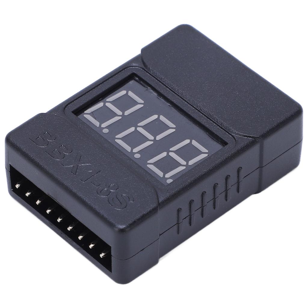 10PCS Lithium Battery Low Voltage Alarm ABS Shell Reverse Connection Protection Battery Voltage Tester