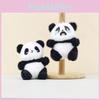 Adorable Plush Panda Keychain Cute Stuffed Animal Accessory For Bags And Keys