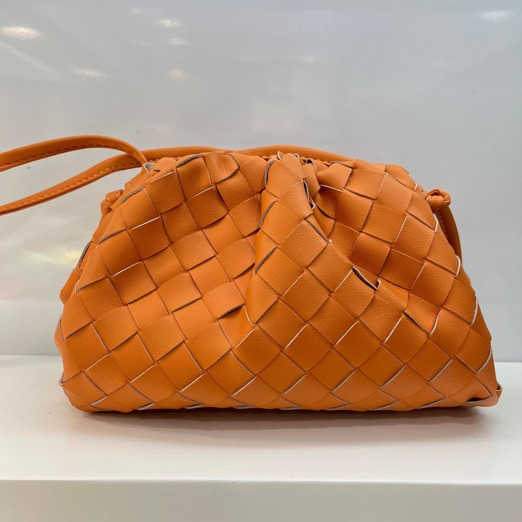 Женская новая плиссированная сумка-пельмень из натуральной кожи, сумка-облако из коровьей кожи, плетеная сумка через плечо, сумка через плечо Ashi Ge в том же стиле