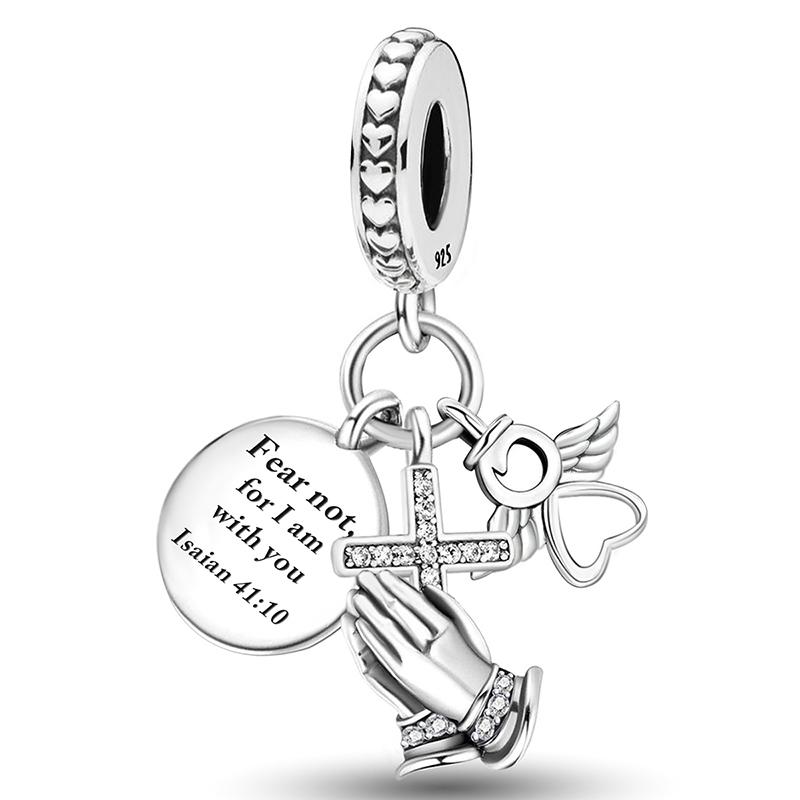 Медь Маленький Свежий Серия Четырехлистный Клевер Шармы Бусина Сделай Сам Браслет Ожерелье Изготовление Подарок Ювелирное Изделие Высокого Качества