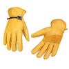 Work Gloves Prevent Slip Wearable Adjustable Soft Protective Faux Cowhide Gloves for Gardening