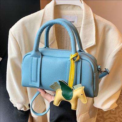 Портативная сумка Boston Pattern с рисунком личи, универсальная сумка-мессенджер через плечо для поездок на работу
