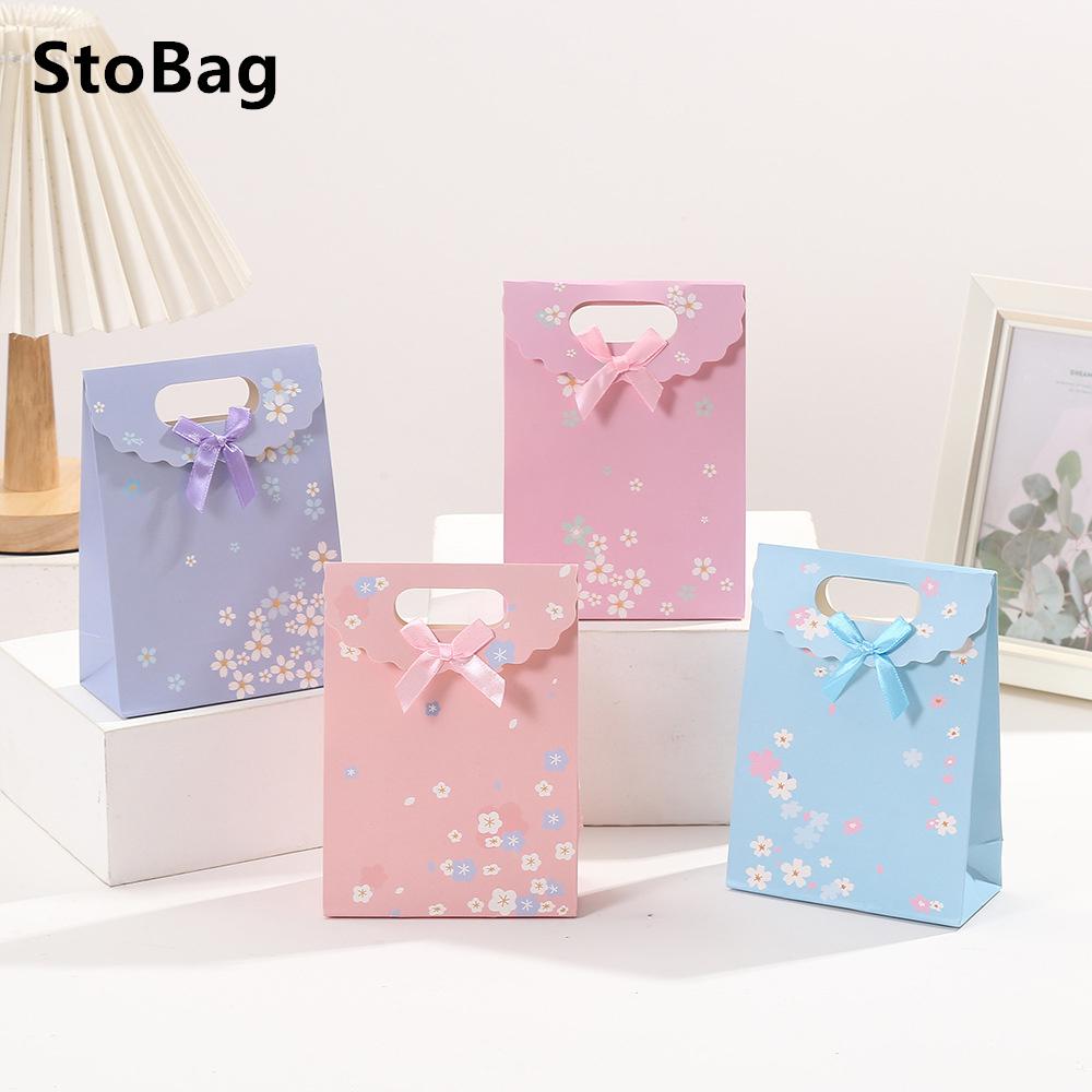StoBag Подарочный пакет на День Рождения Декорация Упаковка для сладостей, закусок, печенья, бисквита, шоколада Свадебные пакеты на День Рождения 10 шт.