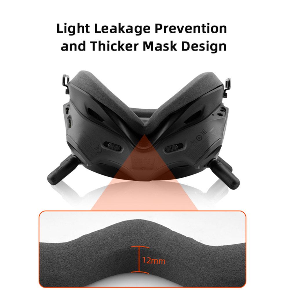 Для DJI FPV очки V2, очки для лица, маска, накладка, чехол для летающей маски, очки для полета дрона, губка, пенопласт, накладки для глаз, аксессуары