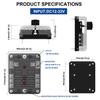 Waterproof 12 Volt Fuse Block, 6 Way with 6 Ground Negative Busbar[100 Amp Max] [ATC/ATO Fuses] [LED Indicator] [2 Spare Fuse Slots] for Car Boat Etc.