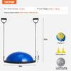 26" Half Exercise Ball Trainer Yoga Balance Stability Ball Resistance Band