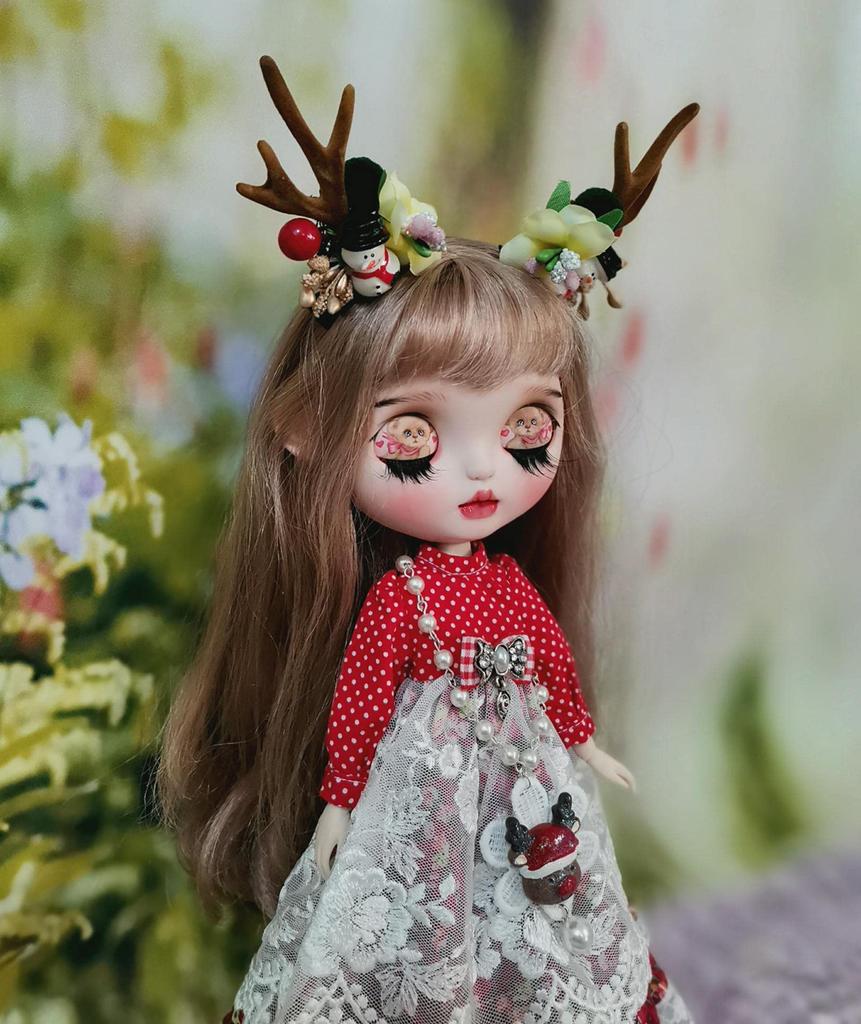 Костюм Блит Обицу 24 Azone General Doll Одежда с украшением в виде рогов Платье Licca-chan