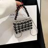 Retro Messenger Bag Mini Shoulder Bag Women Pearl Bag