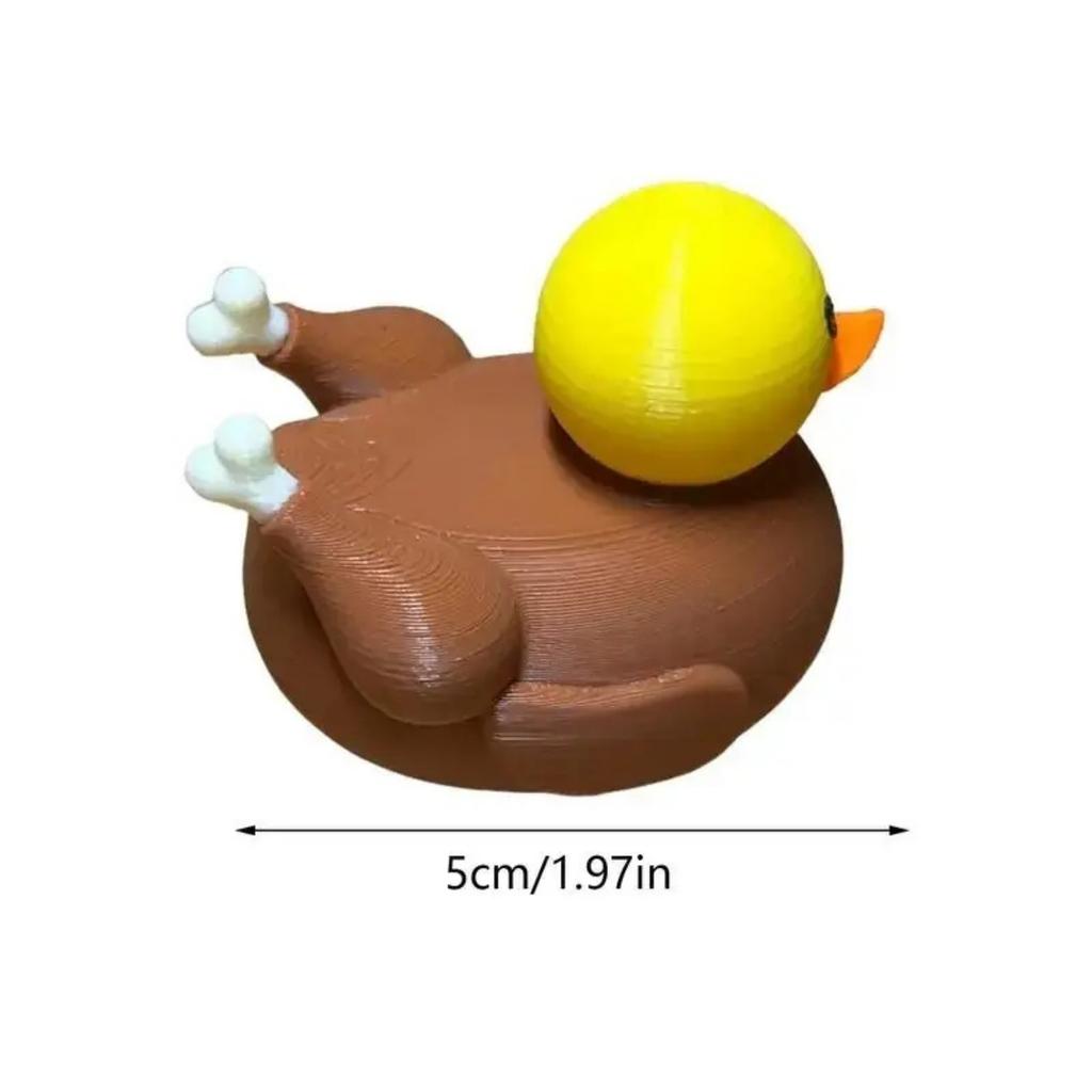 Thanksgiving Turkey Duck Ornament, Creative Home Living Room Desktop Turkey Ornament Thanksgiving Family Gathering Table Decor Thanksgiving Decoration