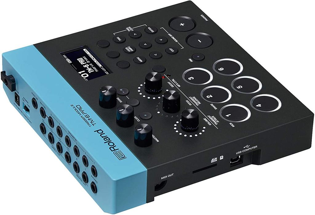 Roland Pro Trigger Module Drum Trigger Sound Module for Hybrid Drum Construction TM-6
