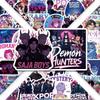 50PCS Anime KPOP Demon Hunters Stickers Saja Boys Group Anime Demon Hunters Derpy Tiger Waterproof Stickers for DIY Decoration