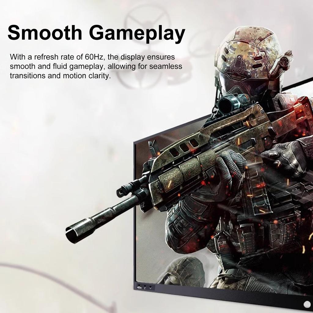 15.6-Inch Portable Monitor 1080P IPS Screen External Display Extended Monitor Compatible with