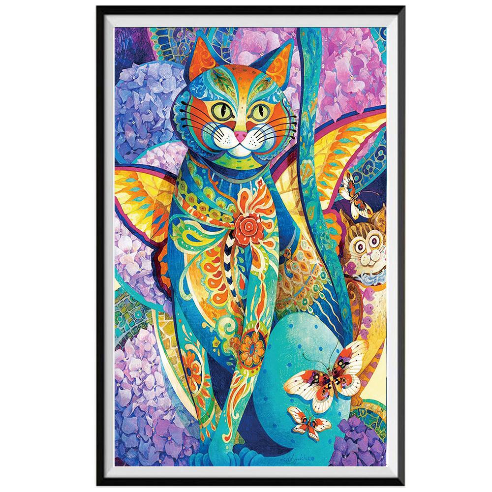 5D алмазная живопись «сделай сам», лесные животные, полный бриллиант, ручная работа, алмазная вышивка, мозаика, украшение для дома, гостиной, подарок