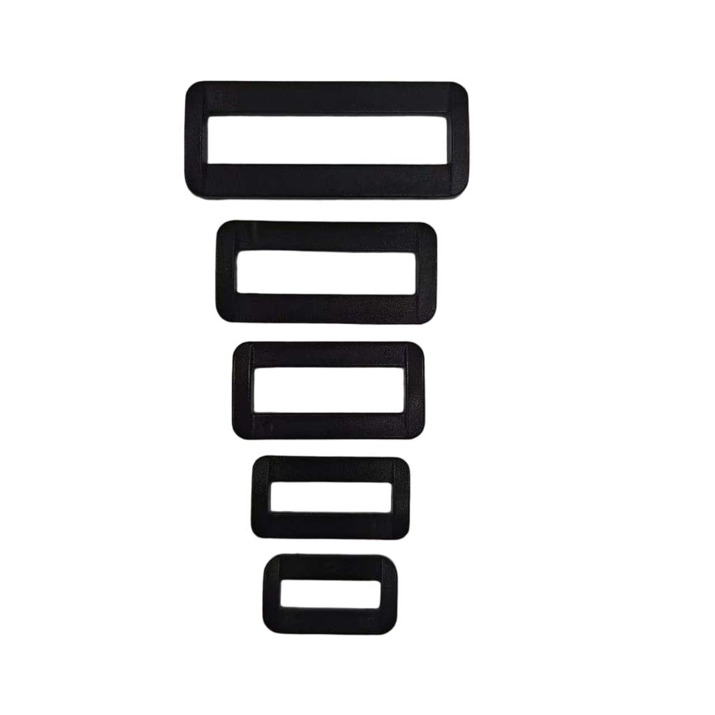 Multi-size Black In-stock Eco-friendly Recycled Plastic Luxury Waterproof Small Hook Fasteners for Backpacks Hiking Gear