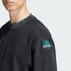Adidas Серия Equipment FW24 Пуловер с круглым вырезом Спортивная футболка с коротким рукавом Мужские топы Черный JL9286