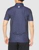 FootJoy Modern Classic Engineered Print Short Sleeve Shirt, Navy, Men's XL (80438-XL)