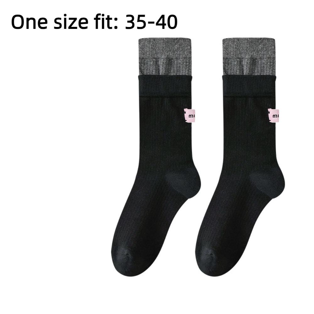 Женские носки Keep Warm Pink Label Snow Boot Socks Мягкие вязаные носки осень