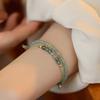 Recommended jewelry: aquamarine, agate, and grape stone bracelet Niche original design light luxury style gift bracelet