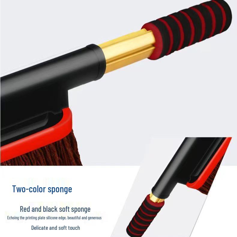 Retractable Car Wash Mop Brush - Safe on Paint, Ideal for Dusting and Waxing