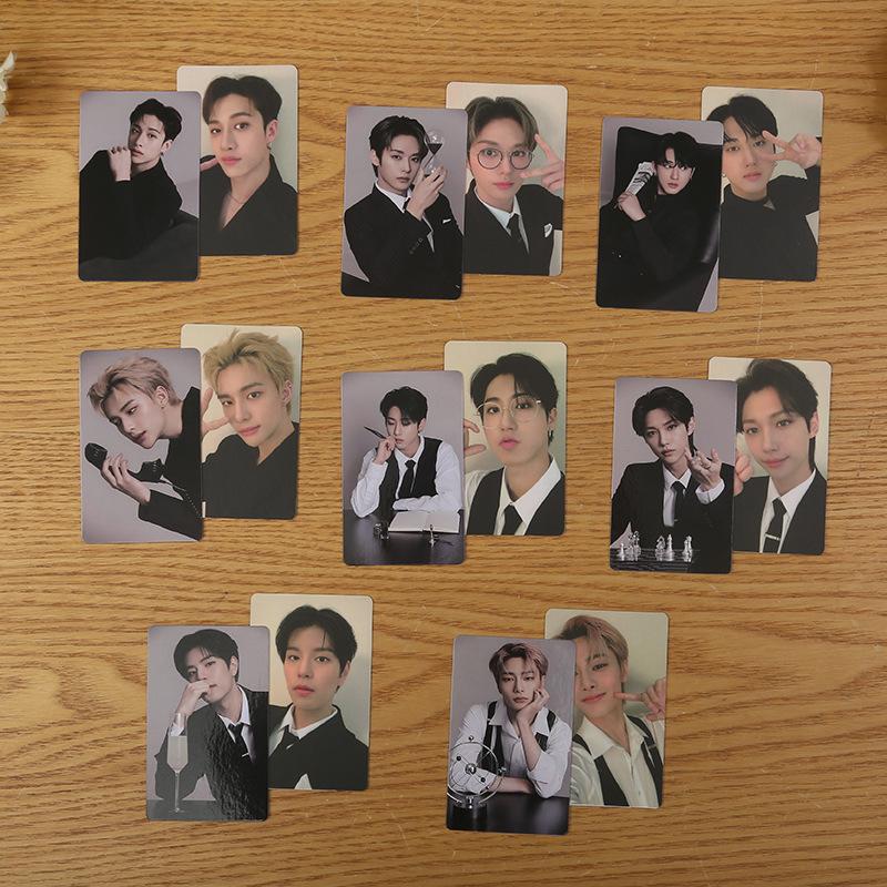 Straykids Maxident Mmt Бонусные Фотокарточки Официальные В том же стиле Идол Ломо Коллекционные Карточки Для Коллекции Фанатов Подарок Подходит для Детей Развлекательные Веселые Игры