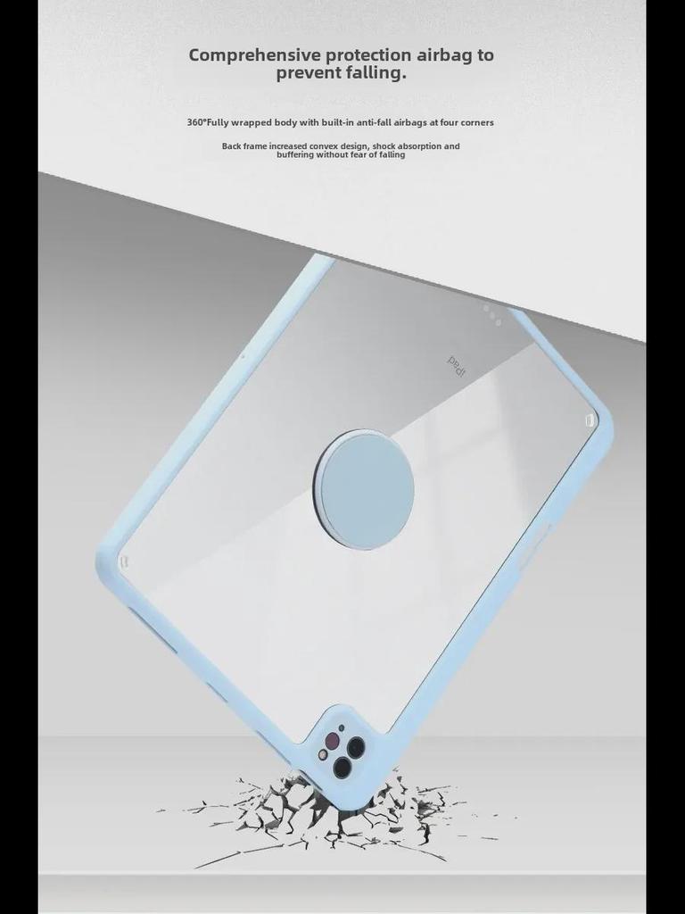 Магнитная клавиатура и вращающийся защитный чехол для планшетов Huawei MatePad 11, Pro 10.8 и 10.4 2024 года