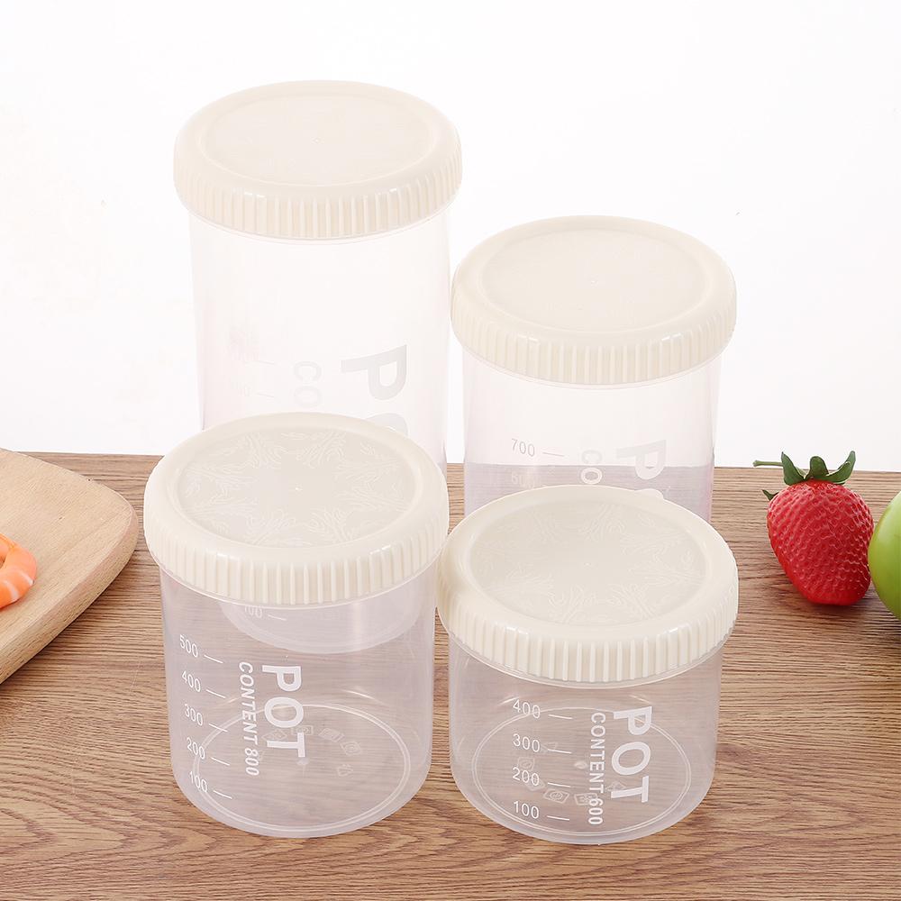 600/800/1000/1500ML with Lid Storage Box Large Capacity Storage Bottle Durable Sealed Can