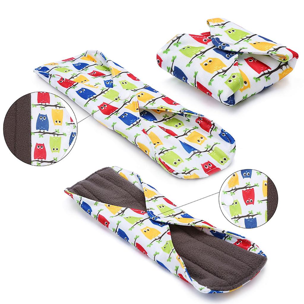 9 типов женских многоразовых моющихся ежедневных прокладок из бамбукового угля, гигиенических менструальных прокладок для мам