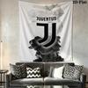 Juventus FC Wall Tapestry Aesthetic Wall Hanging Printed Fabric Blanket Decorative Tapestries for Bedroom Living Room Home Decor